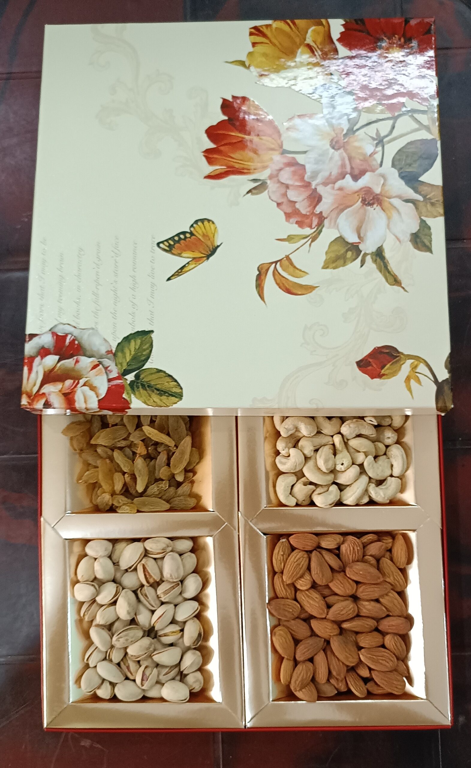 Paper Rectangular Dry Fruit Gift Box at Rs 350/number in Pune | ID:  13506487848