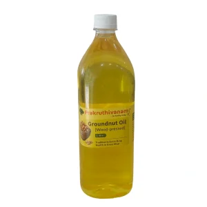 Prakruthivanam Wood Pressed Ground Nut Oil  1L