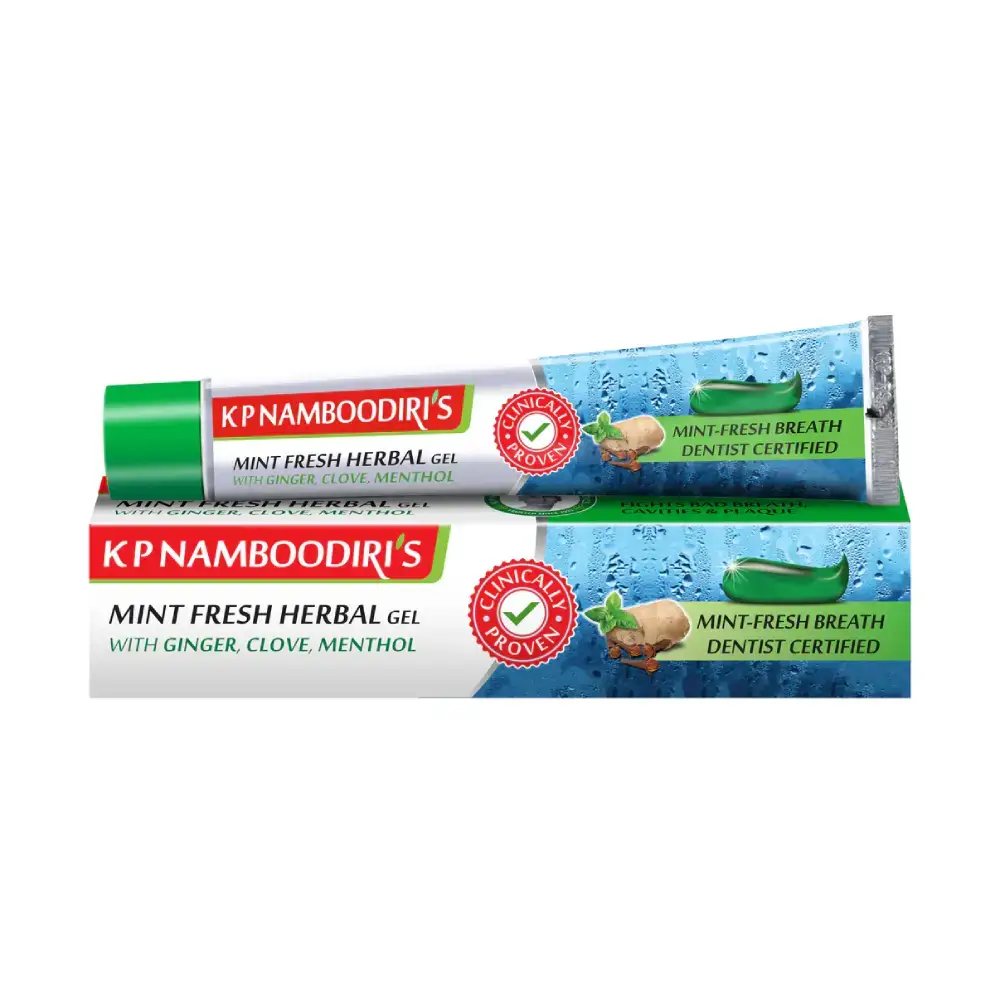 K P Namboodiri's Mint Fresh Herbal Gel Tooth Paste 80Gms