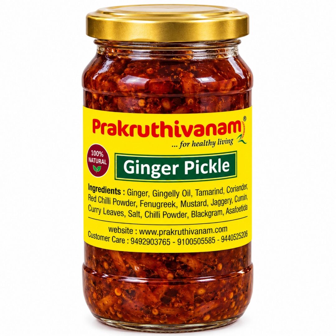 Prakruthivanam Ginger Pickle 300 g