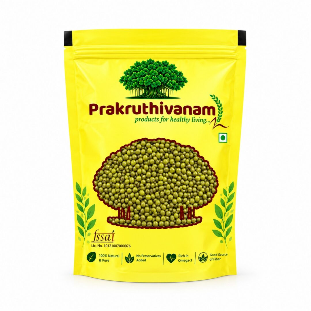 Prakruthivanam Green Gram Whole(Pesalu)
